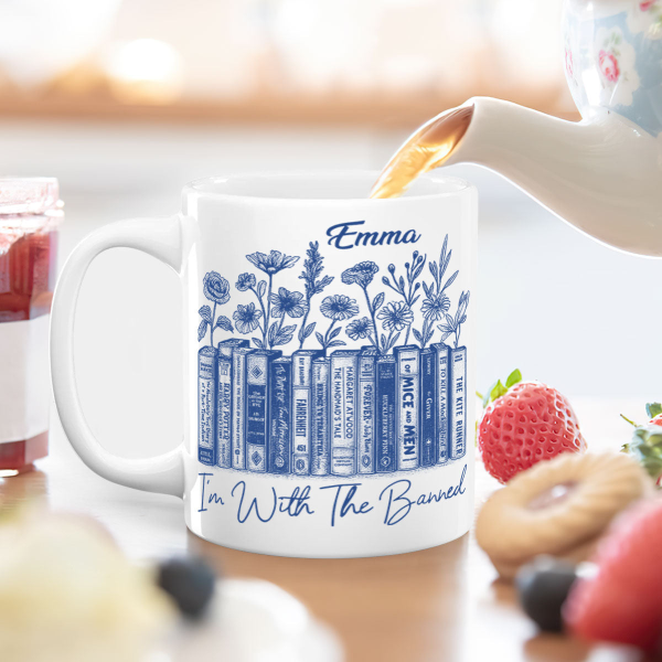 I'm With The Banned - Personalized Ceramic Coffee Mug I'm With The Banned - Personalized Ceramic Coffee Mug