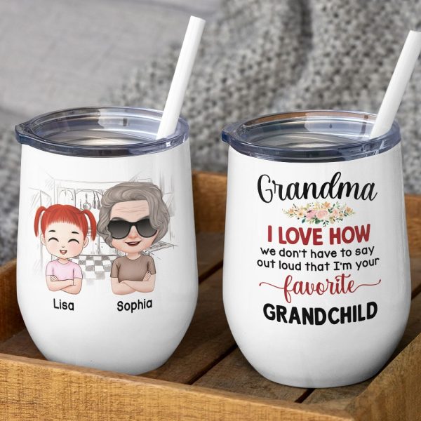 I'm Your Favorite Grandchild Personalized Mug, Gift For Grandma, Gift For Grandpa, Mother's Day Gift I'm Your Favorite Grandchild Personalized Mug, Gift For Grandma, Gift For Grandpa, Mother's Day Gift