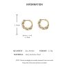 Imitation Pearl Small Round Hoop Earrings Imitation Pearl Small Round Hoop Earrings