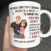 In Case I Don't Say It Enough Couples Animate Hugging Couple - Personalized Mug In Case I Don't Say It Enough Couples Animate Hugging Couple - Personalized Mug