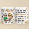 In Her Smile, I See My Own Heart Reflected - Family Personalized Custom 3D Inflated Effect Printed Mug - Gift For Daughter In Her Smile, I See My Own Heart Reflected - Family Personalized Custom 3D Inflated Effect Printed Mug - Gift For Daughter
