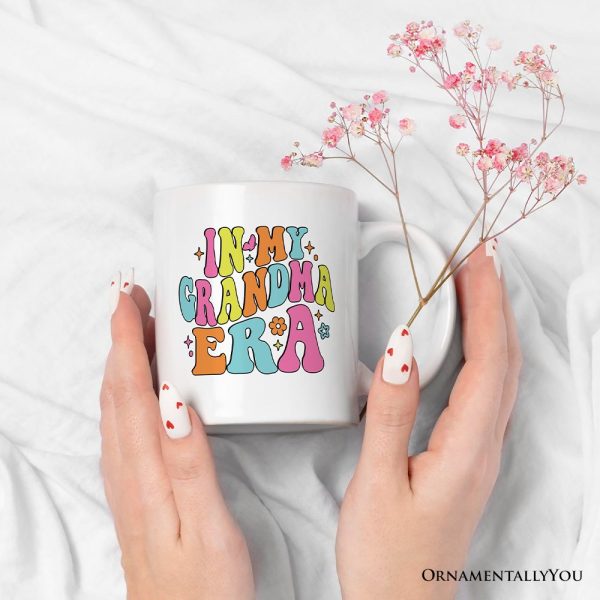 In My Grandma Era Personalized Mug, Groovy Grandma Gift With Custom Name In My Grandma Era Personalized Mug, Groovy Grandma Gift With Custom Name