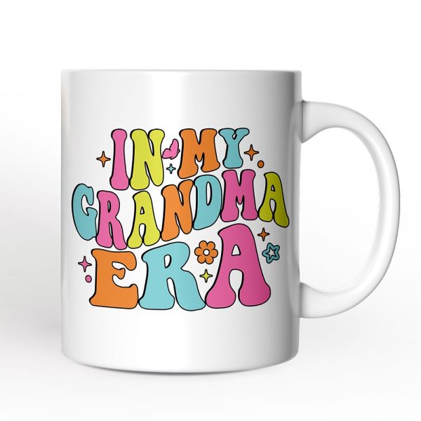 In My Grandma Era Personalized Mug, Groovy Grandma Gift With Custom Name In My Grandma Era Personalized Mug, Groovy Grandma Gift With Custom Name