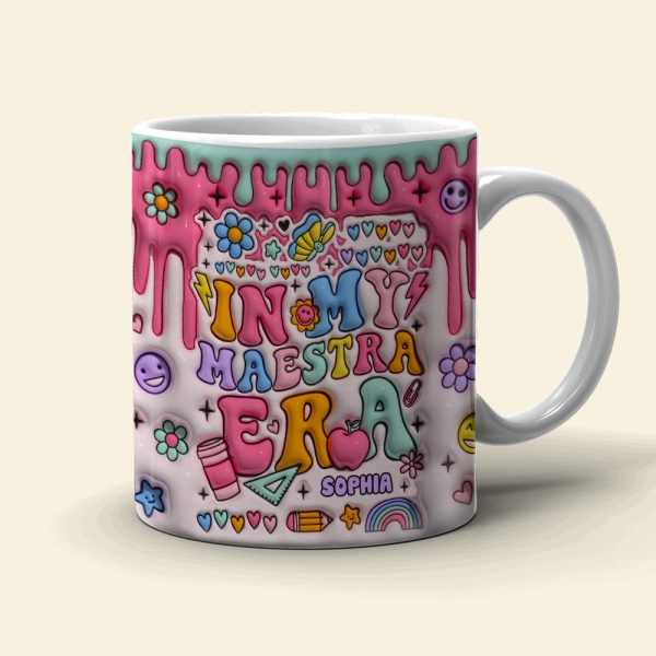 In My Maestra Era, Personalized Coffee Mug, Christmas Gifts For Teacher In My Maestra Era, Personalized Coffee Mug, Christmas Gifts For Teacher