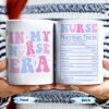 In My Nurse Era, Nurse Nutrition Facts, Nurse Cap And Medical Symbols - Personalized Custom Coffee Mug - NUR013_MG