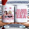 In Our Bestie Era, Hearts And Animated Female Characters - Personalized Custom Coffee Mug - BST172_MG In Our Bestie Era, Hearts And Animated Female Characters - Personalized Custom Coffee Mug - BST172_MG