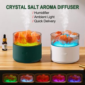 Incense Machine Fogger Essential Oil Lamp Difusor Ambient Light