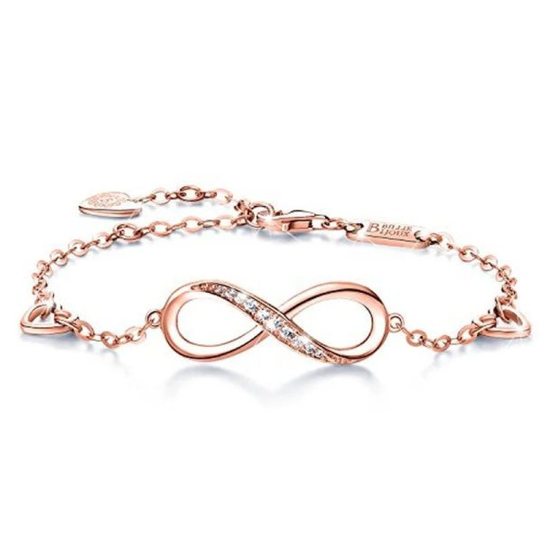 Infinity Endless Love Symbol Charm Adjustable Bracelet Infinity Endless Love Symbol Charm Adjustable Bracelet