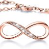 Infinity Endless Love Symbol Charm Adjustable Bracelet Infinity Endless Love Symbol Charm Adjustable Bracelet
