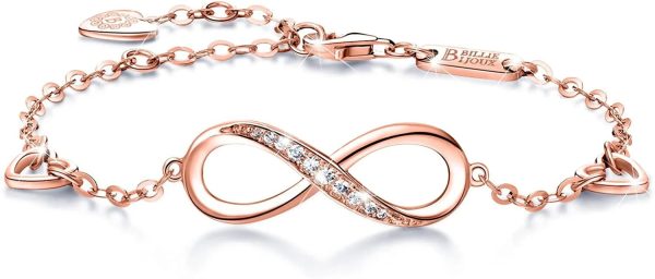 Infinity Endless Love Symbol Charm Adjustable Bracelet Infinity Endless Love Symbol Charm Adjustable Bracelet