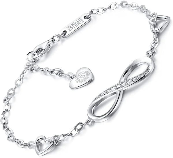 Infinity Endless Love Symbol Charm Adjustable Bracelet Infinity Endless Love Symbol Charm Adjustable Bracelet