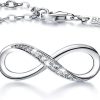 Infinity Endless Love Symbol Charm Adjustable Bracelet Infinity Endless Love Symbol Charm Adjustable Bracelet