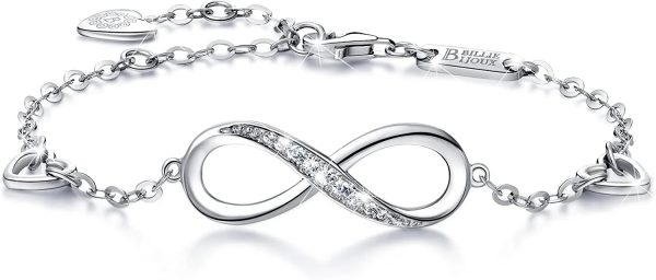 Infinity Endless Love Symbol Charm Adjustable Bracelet Infinity Endless Love Symbol Charm Adjustable Bracelet
