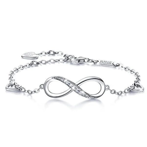 Infinity Endless Love Symbol Charm Adjustable Bracelet Infinity Endless Love Symbol Charm Adjustable Bracelet