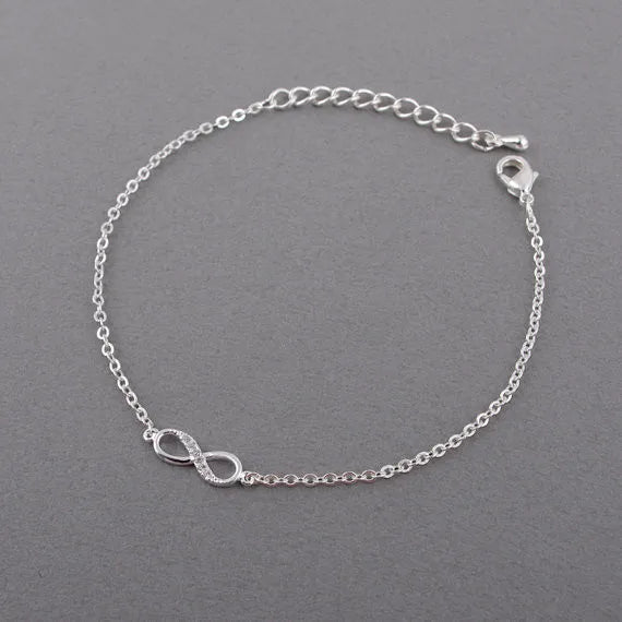 Infinity Number 8 Chain Bracelet Infinity Number 8 Chain Bracelet