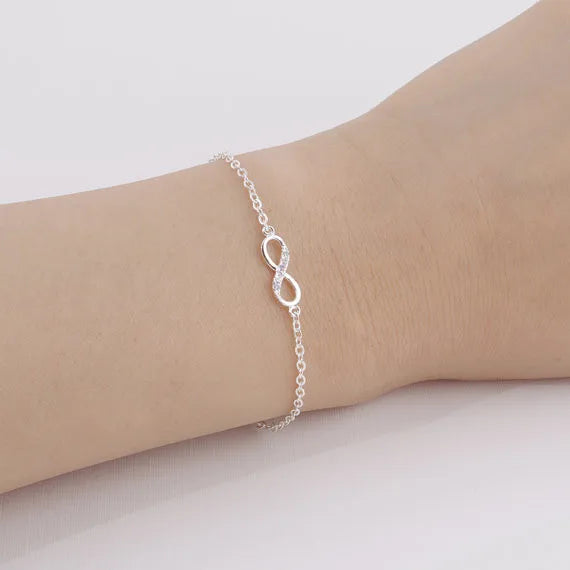 Infinity Number 8 Chain Bracelet Infinity Number 8 Chain Bracelet