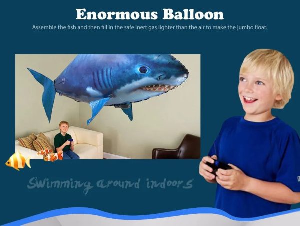 Inflatable Remote Control Shark Fish Toy Inflatable Remote Control Shark Fish Toy