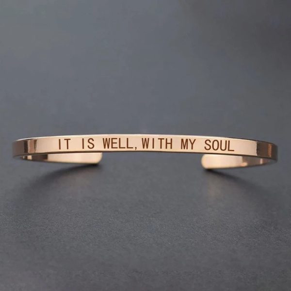Inspirational Quotes Cuff Bracelet " DON'T WORRY BE HAPPY " Metal Engraved Bracelet Inspirational Quotes Cuff Bracelet " DON'T WORRY BE HAPPY " Metal Engraved Bracelet