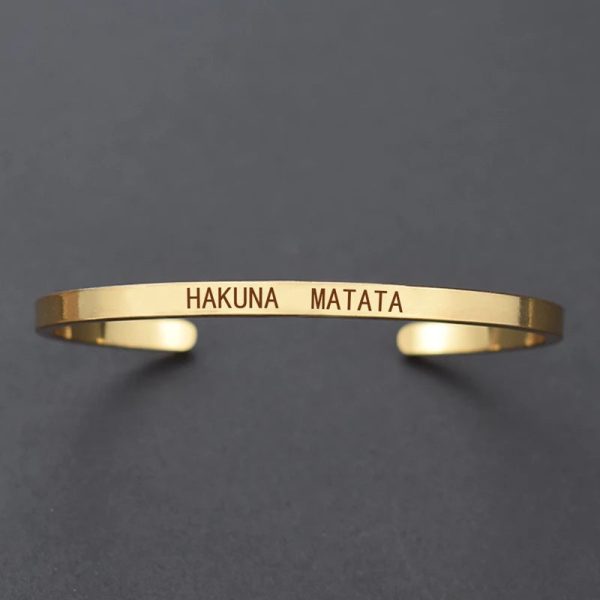 Inspirational Quotes Cuff Bracelet " DON'T WORRY BE HAPPY " Metal Engraved Bracelet Inspirational Quotes Cuff Bracelet " DON'T WORRY BE HAPPY " Metal Engraved Bracelet