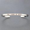 Inspirational Quotes Cuff Bracelet " DON'T WORRY BE HAPPY " Metal Engraved Bracelet Inspirational Quotes Cuff Bracelet " DON'T WORRY BE HAPPY " Metal Engraved Bracelet
