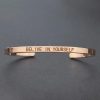 Inspirational Quotes Cuff Bracelet " DON'T WORRY BE HAPPY " Metal Engraved Bracelet Inspirational Quotes Cuff Bracelet " DON'T WORRY BE HAPPY " Metal Engraved Bracelet