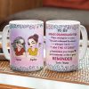 Inspirational White Ceramic Mug, A Special Gift from Mom or Grandma to Daughter or Granddaughter Inspirational White Ceramic Mug, A Special Gift from Mom or Grandma to Daughter or Granddaughter