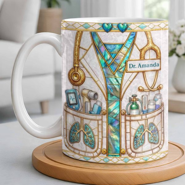 Inspired By Our Medical Heroes, Stethoscope and Medical Tools Design - Personalized Custom Coffee Mug - DOC103_MG Inspired By Our Medical Heroes, Stethoscope and Medical Tools Design - Personalized Custom Coffee Mug - DOC103_MG