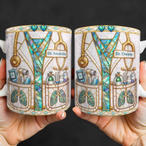 Inspired By Our Medical Heroes, Stethoscope and Medical Tools Design - Personalized Custom Coffee Mug - DOC103_MG Inspired By Our Medical Heroes, Stethoscope and Medical Tools Design - Personalized Custom Coffee Mug - DOC103_MG