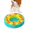 Interactive Dog Puzzle Toy - Spinning Food Dispenser