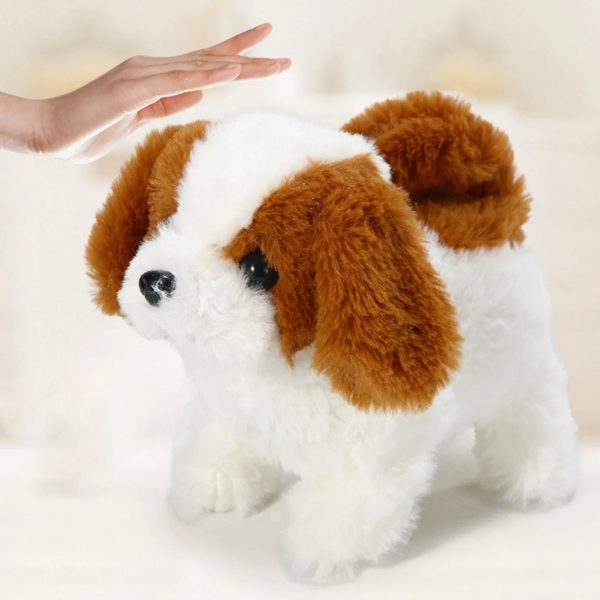 Interactive Electric Plush Puppy - Wags Tail & Walks Interactive Electric Plush Puppy - Wags Tail & Walks