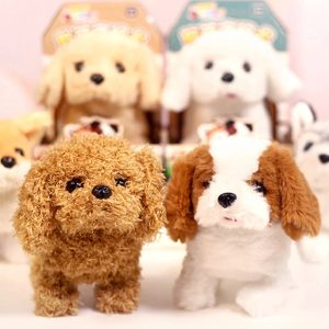 Interactive Electric Plush Puppy - Wags Tail & Walks