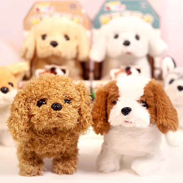 Interactive Electric Plush Puppy - Wags Tail & Walks Interactive Electric Plush Puppy - Wags Tail & Walks