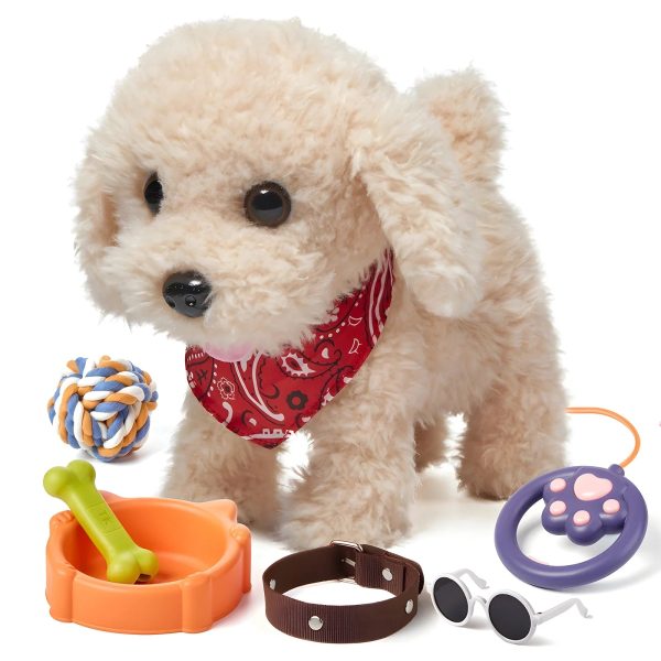 Interactive Plush Dog Toy Set with Accessories - Fun for Kids 3+!