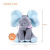 Interactive Singing Elephant Plush Toy with Moving Ears Interactive Singing Elephant Plush Toy with Moving Ears