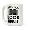 Introvert Book Club Coffee Mug Introvert Book Club Coffee Mug