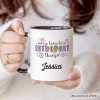 Introvert Things Mental Health Personalized Mug, Cute Spring Gift with Custom Name Introvert Things Mental Health Personalized Mug, Cute Spring Gift with Custom Name