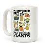 Introverted But Will Discuss Plants Coffee Mug Introverted But Will Discuss Plants Coffee Mug