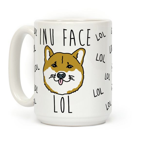 Inu Face Lol Coffee Mug Inu Face Lol Coffee Mug