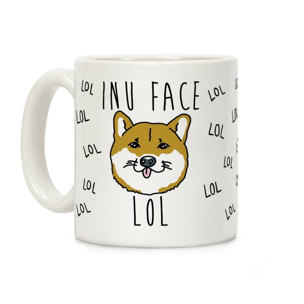 Inu Face Lol Coffee Mug Inu Face Lol Coffee Mug