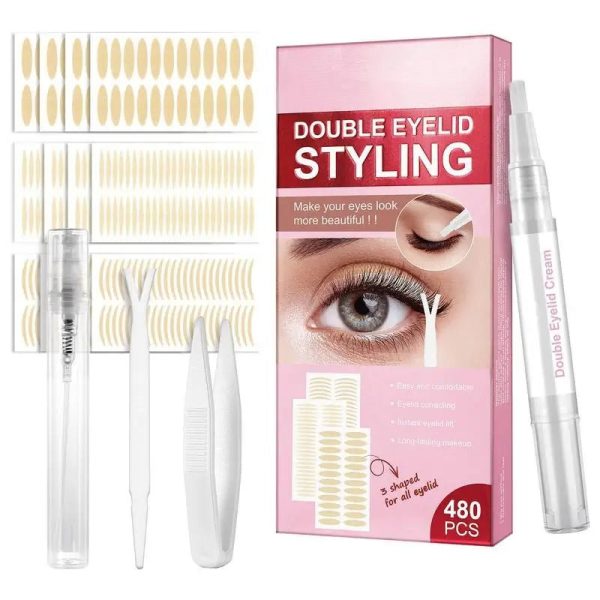Invisible Waterproof Double Eyelid Tape - 480Pcs Invisible Waterproof Double Eyelid Tape - 480Pcs