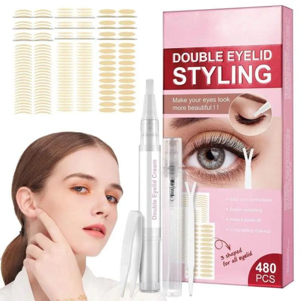 Invisible Waterproof Double Eyelid Tape - 480Pcs Invisible Waterproof Double Eyelid Tape - 480Pcs