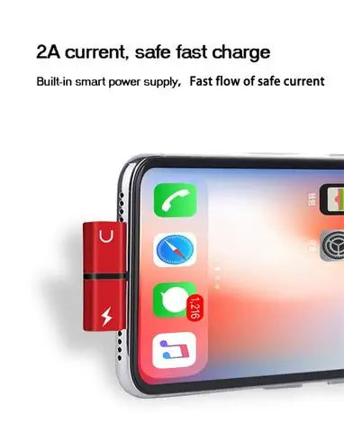 IPhone Charge and Audio Adaptor IPhone Charge and Audio Adaptor