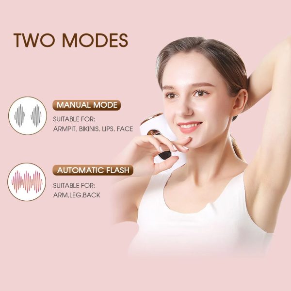Ipl Laser Hair Removal Device For Women, 5 Levels, Lcd Display, Manual/Auto Modes Ipl Laser Hair Removal Device For Women, 5 Levels, Lcd Display, Manual/Auto Modes