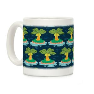 Island Pattern Coffee Mug