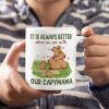 It Is Always Better When We Are With, Personalized Mug, Gift For Mom, Mother's Day Gift, Capybara Mom And Kids Mug It Is Always Better When We Are With, Personalized Mug, Gift For Mom, Mother's Day Gift, Capybara Mom And Kids Mug