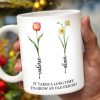 It Takes A Long Time To Grow An Old Friend Floral Design - Personalized Custom Coffee Mug - FM034_MG