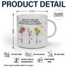It Takes A Long Time To Grow Old Friends Birth Flowers - Personalized Marble Mug It Takes A Long Time To Grow Old Friends Birth Flowers - Personalized Marble Mug
