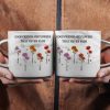It Takes A Long Time To Grow Old Friends Birth Flowers - Personalized Marble Mug It Takes A Long Time To Grow Old Friends Birth Flowers - Personalized Marble Mug