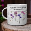 It Takes A Long Time To Grow Old Friends Birth Flowers - Personalized Marble Mug It Takes A Long Time To Grow Old Friends Birth Flowers - Personalized Marble Mug