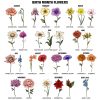 It Takes A Long Time To Grow Old Friends Birth Flowers - Personalized Marble Mug It Takes A Long Time To Grow Old Friends Birth Flowers - Personalized Marble Mug